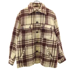 Field Stream 50s ヴィンテージ 長袖 ウール シャツジャケット M ベージュ 他 Field Stream メンズ