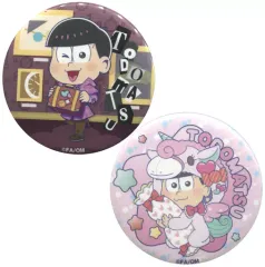 【中古】バッジ・ピンズ(キャラクター) トド松 デフォルメ缶バッジ2個セット 「セガコラボカフェ えいがのおそ松さん」 セガコラボカフェくじ H賞