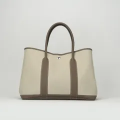 エルメス HERMES ガーデンパーティPM ガーデンパーティ PM ガーデンパーティ36 ガーデンパーティー バッグ トートバッグ トワルミリタリー カントリー エトゥープ グレー