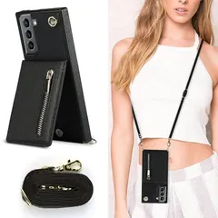 Galaxy S21 Plus 5G [SCG10] /Galaxy S30 Plus 対応 スマホ ケース Galaxy S21 Plus 5G 肩掛け 首かけ 斜めがけ ショルダー ケースGalaxy S21 Plus 5G 財布型 ケース Galax