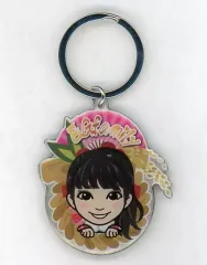 【中古】キーホルダー・マスコット(女性) 重留真波(Flower) プチキャラメタルキーホルダー 2019正月ver. EXILE TRIBE STATION オンラインカプセル