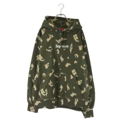 激レアM！17aw  supreme box logo スウェット迷彩