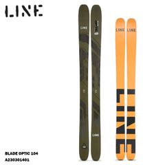 スキー板 板のみ メンズ 23-24 LINE ライン BLADE OPTIC 104 185cm ブレイド オプティック フリーライド カービング パウダー 日本正規品 旧モデル