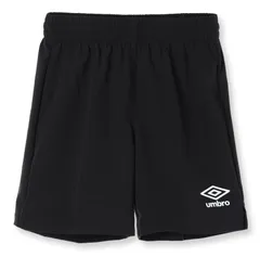 【新品】プラクティスパンツ キッズ ハーフパンツ サッカー フットサル ゲームパンツ ジュニア 吸汗速乾 ストレッチ 男女兼用 [アンブロ] 子供 シンプル ワンポイント