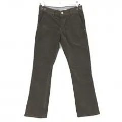 【美品】エドウィン パンツ ブラウン チェック ストレッチ 表微起毛  メンズ S ゴルフウェア EDWIN GOLF