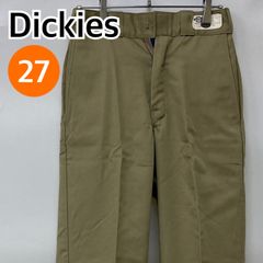 【新品】Dickies ディッキーズ スラックス カジュアルパンツ ベージュ メンズ レディース 27サイズ【CB285】