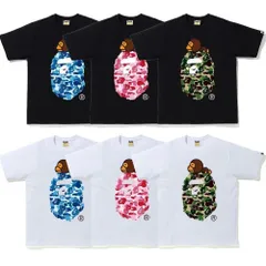 新品⭐︎A BATHING APE レタープリント半袖Tシャツ 男女兼用 特価 ] A BATHING APE レタープリント半袖Tシャツ ユニセックス
