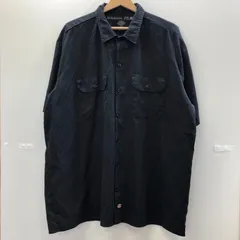 Dickies ディッキーズ FLEX ワークシャツ 半袖シャツ ホンジュラス製 メンズ XL ブラック