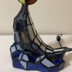 レア】オウム ステンドグラス アンティーク ランプ - メルカリ