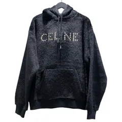 美品❗️CELINE バックロゴフーディー ブラック Mサイズ 美品❗️CELINE バックロゴフーディー ブラック Mサイズ