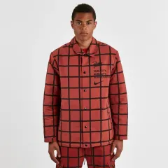 Nike patta ナイロンジャケット 赤 チェック柄 Nike patta ナイロンジャケット 赤 チェック柄 メンズ