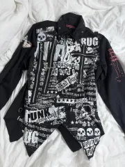 マッドパンクス MADPUNKS グランジ 猫 コート 平成 古着 used MAD（M∀D） - MAD PUNKS マッドパンクス MAD GIRL マッドガール