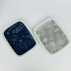 シャロープレートL　角皿 ２枚セット 【波佐見焼】