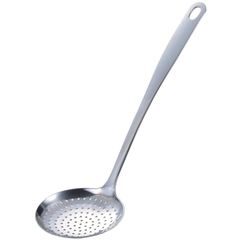 【新品】 下村企販 洗いやすい カス揚げ 【日本製】 食洗機対応 目詰まりしにくい 汚れがたまりにくい 頑丈 熱くなりにくい 穴あき お玉 揚げ物 ステンレス ママクック 燕三条 1