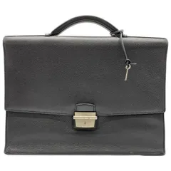 Cartier カルティエ パシャ ドゥ ビジネスバッグ ブリーフケース ハンドバッグ 手持ち鞄 カーフスキン ブラック