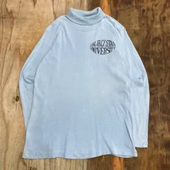 CHAMPION チャンピオン タートルネック ロンT カットソー 希少 バータグ サックスブルー カリフォルニア・ポリテクニック州立大学 70s 80s USA製 VINTAGE 古着 MF150