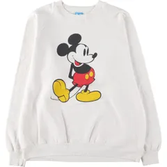 古着 80年代 Disney MICKEY MOUSE ミッキーマウス キャラクタースウェットシャツ トレーナー USA製 メンズXL相当 ヴィンテージ/eaa492732