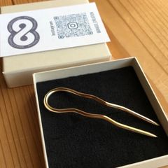 brass hair sticks 3mm 真鍮 かんざし 簪 Uピン