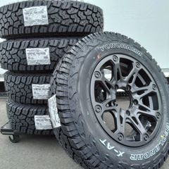未使用タイヤ　YOKOHAMA2本　ジムニー系 GEOLANDAR ジムニー専用 5本セット（背面用付き）タイヤホイール