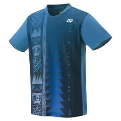 YONEX(ヨネックス) ユニゲームシャツ（フィットスタイル） テニス・バドミントン ウェア（ユニ） -10609、(817)ティールブルー