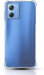 JACRON 全面保護 Moto G64 5G 耐衝撃 ケース 柔軟 TPU カバー 四隅がエアクッション構造 全透明 散熱加工 黄変しにくい Motorola /G64Y ワイヤレス充電対応 薄型 軽量 携帯便利(TPU-AZ-2924)のサムネイル