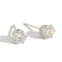 【新着商品】メンズ レディース つけっぱなし セカンドピアス スタッド 金属アレルギー対応 シルバー925 最高級キュービックジルコニア 本物ジュエリー ピアス Pasurohu