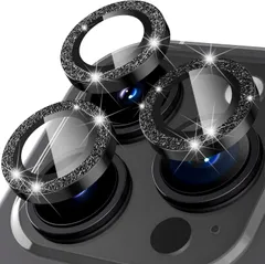 【在庫処分】【6枚セット】ELYBYYLE for iPhone14 pro カメラフィルム 2023冬 iPhone14 pro max用カメラフィルム レンズ保護カバー 薄型 強化ガラス 耐衝撃 独立型 黒縁取り 露出オーバー防止 アルミ合金 アイフォン