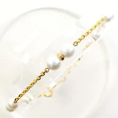 K18YG ブレスレット パール（真珠） 総重量約3.2g 約18cm