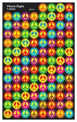T-46193 Signs Peace Stickers superSpots Trend Trend 800片 ピースサイン ごほうびシール トレンド Enterprises