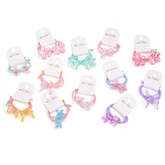 BIANHUAN ベビー ヘアゴム 子供 リボン 髪ゴム 子供 髪留め ゴム 髪の毛 カラフル ベビーヘアゴム カラフル ヘアアクセ キッズ 赤ちゃん ゴム 髪 ギザ子 かわいい おしゃれ 大容量 絡まらない 保育園 0