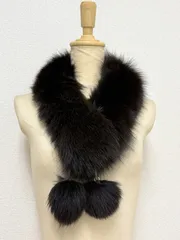 SAGA FOX フォックスファー 襟巻 マフラー ショール 毛皮 C2510263