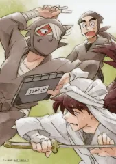 【中古】キャラカード 天鬼＆雑渡昆奈門＆諸泉尊奈門 描き下ろしイラストカード 「劇場版 忍たま乱太郎 ドクタケ忍者隊最強の軍師」 3週目入場者プレゼント