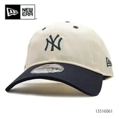 NEW ERA 13516061 9TWENTY MLB Side Logo ニューヨーク・ヤンキース ミニロゴ クロームホワイト ネイビー キャップ 帽子