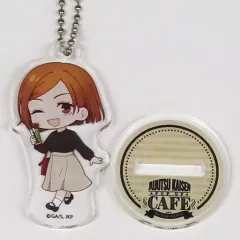 【中古】キーホルダー 釘崎野薔薇 「呪術廻戦 ポップアップカフェ in なんばマルイ ミニキャラアクリルスタンドキーホルダー」