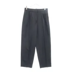 Acne Studios (アクネ ストゥディオズ) フロントタック センタープレス ウィメンズトラウザーズ スラックスパンツ ブラック FW-WN-TROU000300のサムネイル