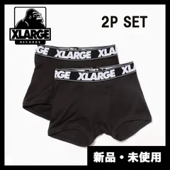XLARGE/エクストララージ XL_無地2Pセット ボクサーパンツ ブラック / 81895780