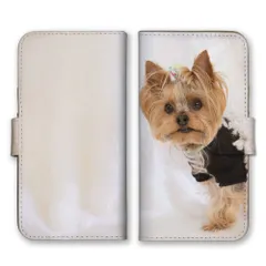 iPhone14ProMax ケース 手帳型 アイフォン14 プロマックス スマホケース 携帯ケース ヨークシャーテリア ヨーキー ベージュ 犬 いぬ イヌ 可愛い かわいい 写真 カラー04