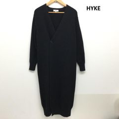 美品 HYKE ロング カーディガン HYKE - 美品 HYKE ハイク ロングコットンニットカーディガン 161