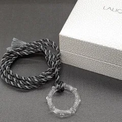 LALIQUE◎アレトゥーズ・ブラックフリンジ◇ペンダント◇ルネ・ラリック LALIQUE◎アレトゥーズ・ブラックフリンジ◇ペンダント◇ルネ