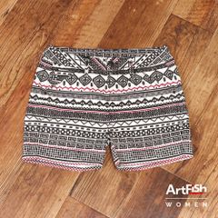 春夏/G-STAR RAW/24インチ/ショートパンツ D12515-9039  コットン ネイティブ プリント ジースターロウ 新品/白×黒/ky619/