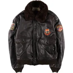 Vintage USA製COOPER G-1 40R ダークブラウン Shop Authentic Vintage US Navy G-1 Flight Jackets | Rare