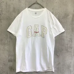 GAP   ギャップ　ブランドロゴプリント半袖Tシャツ 白　メンズ　Sサイズ