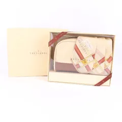 トラサルディ ポーチ＆ハンカチセット 未使用 ロゴプレート ブランド 小物 レディース ベージュ TRUSSARDI 【中古】のサムネイル