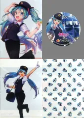 【中古】雑貨 初音ミク A4クリアファイル＆ステッカー(3枚1セット) 「初音ミク×南海電鉄」