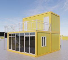 プレハブハウス ユニットハウス 2階建て 事務所 店舗 倉庫物置 喫煙所 