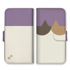 iPhone 16 ProMAX ケース 手帳型 アイフォン16プロマックス スマホケース 携帯ケース 三毛猫 みけねこ ねこ ネコちゃん 猫 シンプル 肉球 可愛い かわいい クリア カラー03