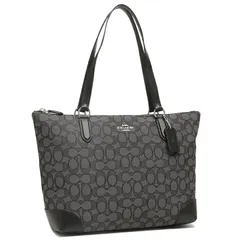 COACH トートバッグ シグネチャー ブラック レディース