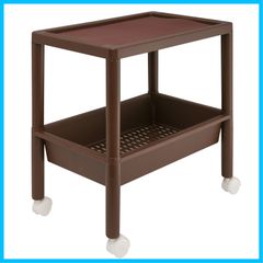 【新着商品】ブラウン 53295 2段 サイドテーブル 木本化学工業