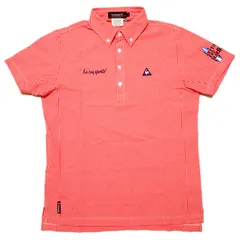 le coq sportif GOLF COLLECTION ルコック スポルティフ ゴルフ コレクション ゴルフ ウェア ギンガムチェック ボタンダウン 半袖 ポロシャツ メンズ