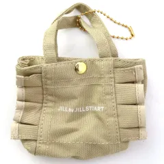 【中古】キーホルダー ベージュ 「JILL by JILL STUART ミニフリルトートバッグキーホルダー」